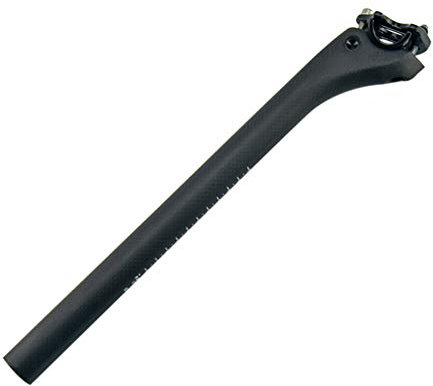 RXL SL Bike Sattelstütze, Carbon Sattelstütze Full Black 3 K Matt/Glänzend Fahrrad Sattelstütze Rückschlag, 30.8 * 400mm