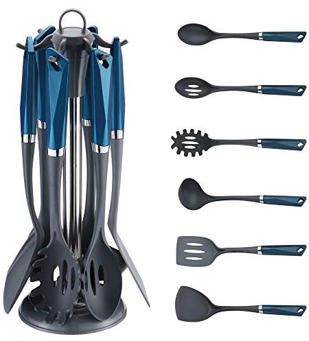 Michelino 7-teiliges Küchenhelfer-Set im edlen Design (Petrol)