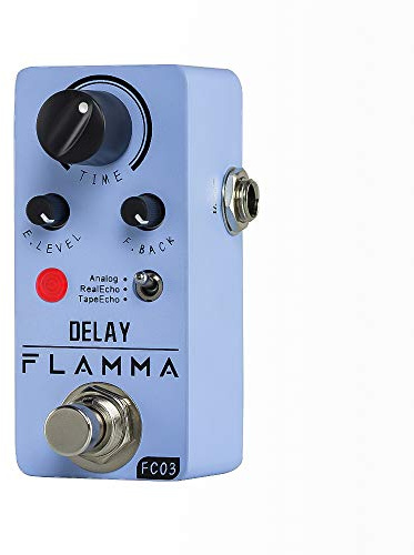 FLAMMA FC03 Delay Pedal Electric Guitar 3 Delay Effects Modes Analog Real Echo Tape Echo True Bypass