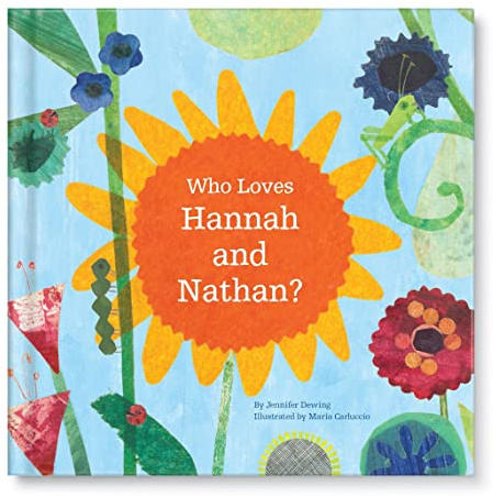 Who Loves Me? (Siblings) - Personalized Children's Story - I See Me! (Blue Hardcover)