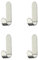 4 Pièces Crochet Adhésif en Acier Inoxydable，Crochets Auto-adhésif Crochet ，pour Serviette, clés, maison, cuisine, salle de bain, anti-rouille et étanche