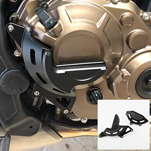 Motorrad Schwarz Motorabdeckung Statorgehäuse Schutz Slider Crash Fallschutz Kompatibel mit Ho-nda CB650R CB 650 R CB-650-R 2019 2020 2021 2022 2023 Frame Slider
