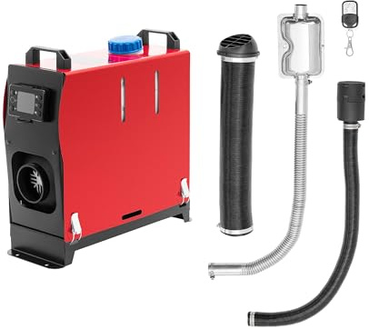 MSW MSW-DPH-04 Chauffage diesel 12 V 8 kW Réservoir 5,5 L Chauffage auxiliaire Voiture Chauffage diesel camping-car