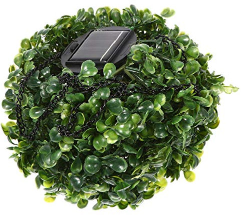 Kisangel Solarbetriebene Blumen-kugel Lampe Led Solarlampe Außen Kugel Kreative Hängelampe Aus Umweltfreundlichem Abs Hohe Ladeeffizienz Wartungsfrei Für Garten Treppenbeleuchtung Geeignet