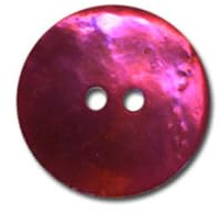 MYMERCERIE 3 Stück Knöpfe aus Perlmutt, Farbe Fuchsia, Größe 22 mm