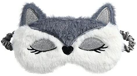 Schlafmaske Plüsch Schlafende Maske mit Augenbinde Niedliche Katze Augenabdeckung Kinder Anime Schlaf Maske Cartoon Weiche Plüsch Maske Reisende Rest Schlafhilfe Eyepatch Augenmaske Schlafmaske(Size:G
