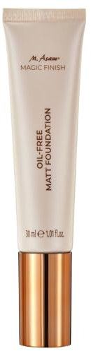 M.Asam MAGIC FINISH Oil-Free Matt Foundation Warm Sand (30ml) - Mattierende & ölfreie Liquid Foundation, Reduziert Ölglanz und verfeinert Poren, Vegane Schminke