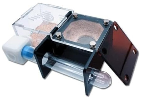 REEKOS Ameisenhaus Ameisenfarm Ameisenburg Ant Farm Box Tiefer Boden Ant Haus Mit Fütterung Bereich Pet Anthill Werkstatt Mit Wasser Feeder Ameisen Nest Ameisennest Ameisen Zucht Box