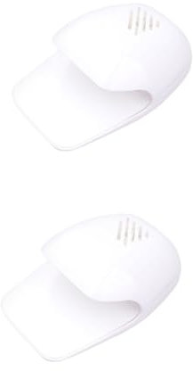 MERRYHAPY 2St Nageltrockner für Salon Nagelgeräte Nagelfächer schnell trocknend Nagellüftertrockner nagellacktrockner nail dust collector werkzeug Lüfter für Nageltrockner Nagel-Fans Weiß