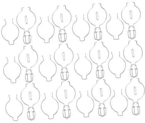 TOPBATHY 12 piezas de sellado con hebilla para latas, soporte de rosca, tarro de conservas, clip de alambre, hebilla de sellado de tarro de vidrio, cierres de metal para latas selladas, asas de