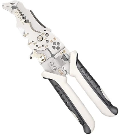 Alicates para cables eléctricos, Pelacables eléctricos | Alicates para prensar cables | portátil para instalación de circuitos, mantenimiento eléctrico, proyectos de construcción, mantenimiento del ho