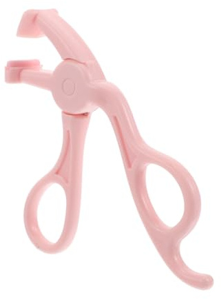 Rizador de Pestañas de Gran Angular sin Marco para Maquillaje | Rosa, Plástico, Uso Diario Diversas Ocasiones, Pensado para Mujeres Diseño Versátil