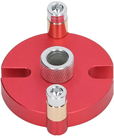 8 Bastros de Perforación: el Kit Cont Self Center Dowel Jig Aluminum Aley Hole Puncher Localor de Perforación con 8 Tiradores de Bujes Ocho Versatilidad Descubren el Conjunto de plantillas. con