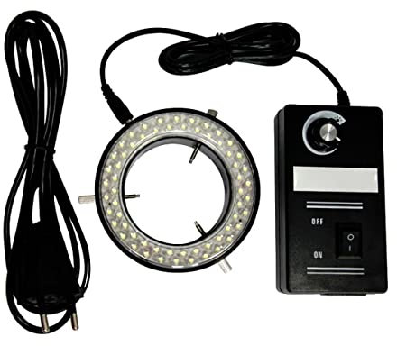 Microscope 60 LED Adjustable Ring Light Illuminator Lamp