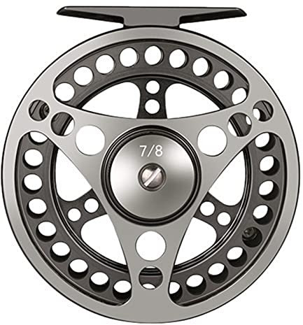 TENVORA Fliegenrolle,Fliegenrollen Fliegenfischen Rolle 3/4 5/6 7/8 9/10 WT 2 + 1BB CNC -Machined Links/rechts großer Laube Fly Wheel Ersatzspule Angelgerät(78 Fly Reel)