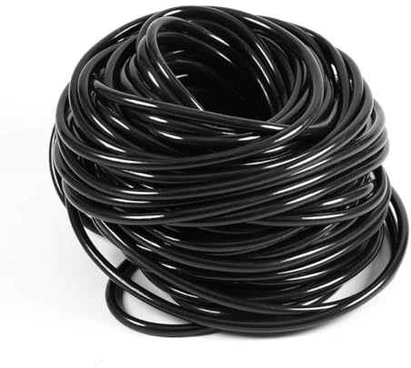 20M Micro Irrigation Tubing, I.D 3mm/O.D 5mm Flexible 1/8 Drip Pipe Hose | Garden Drip Irrigation Hose, Dripper Watering Tube Irrigation System Distribution Tubing Agriculture Lawn Watering Hose