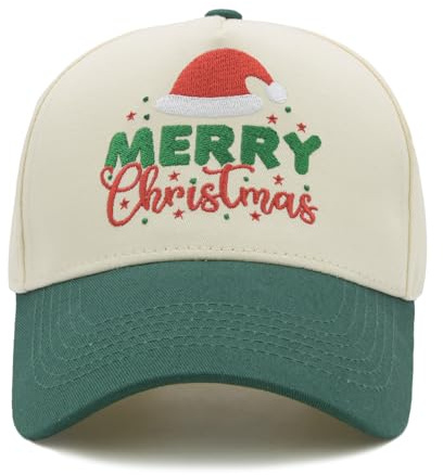 Sunlark Weihnachts Kappe für Damen und Herren Weihnachten Cap Weihnachtsmützen, Christmas Hat, Neujahrsparty Zubehör, weihnachtskappe