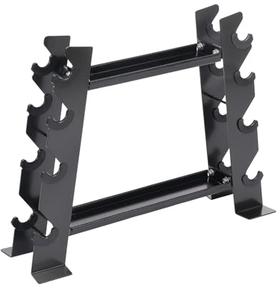 Loobiiny Multifunktionaler HantelstäNder Hantelablage,Kurzhantel Rack Aus Metall,Max 150kg,Hantelablage FüR Kurzhanteln,GewichtestäNder