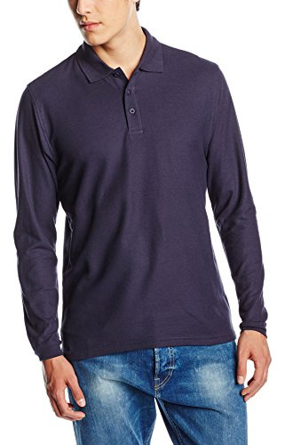 Fruit of the Loom Men's Premium Long Sleeve Polo Shirt (Pack of 1)