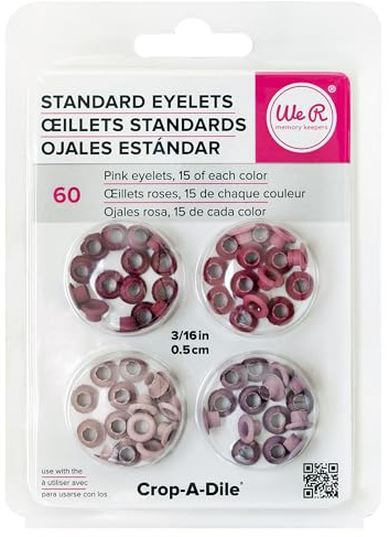 We R Memory Keepers Ösen zum Basteln von We R Memory Keepers, pink, Standard