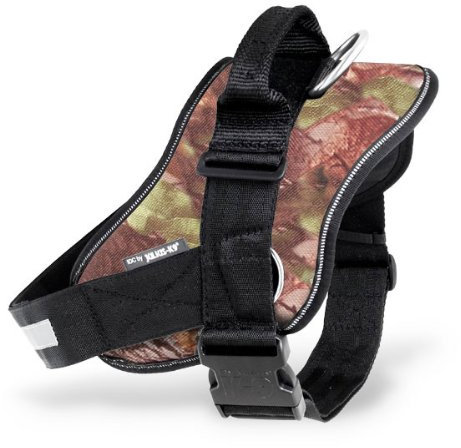 16223-IDC-M IDC Julius K9® Seitenringgeschirr Gr.3 - Farbe: woodland / tarn - Brustumfang: 82 - 118 cm - K-9 Powergeschirr ohne Logoplatz Hetzgeschirr Hundegeschirr Geschirr