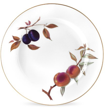 Royal Worcester Evesham Gold Dinner Plates, Set of 4