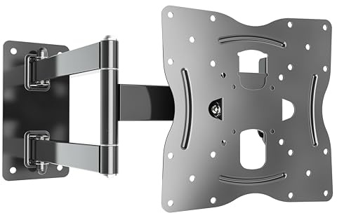 RICOO S1022 Supporto TV da parete Staffa TV 32-55 pollici per 32 55 pollici girevole inclinabile fino a 30 kg max VESA 200x200