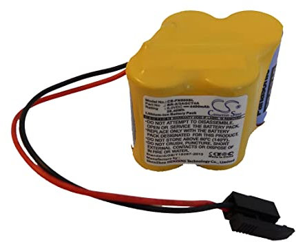 vhbw Akku kompatibel mit Allen Bradley 1747-L552 SLC 5/05 Central Processor 2Kb Raid-Controller (2900 mAh, 6 V, Li-Ion) - Ersatz für BR-2/3AGCT4A, A06B-6114-K504, A98L-0031-0025
