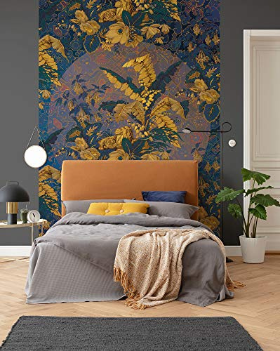 Komar HX4-028 Non-Woven Photo Wallpaper, XXL, Decoration, Art Nouveau Design, Bedroom, Living Room, Office, Hallway, Size 200 x 270 cm (Width x Height) Multi-Coloured