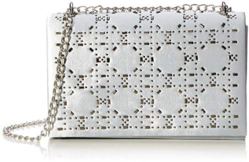 SwankySwans Damen Niomi Clutch, Silber