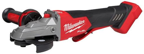 Milwaukee M18 FUEL 18-Volt Lithium-Ion Brushless Cordless 5 in. Flathead Braking Grinder with Paddle Switch No-Lock (Tool-Only)