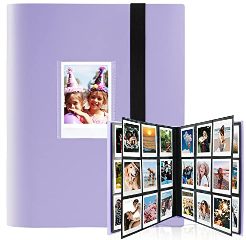 FORETOY Fotoalbum mit 432+1 Taschen für 3 Zoll Film - kompatibel mit Fujifilm Instax Mini 12 11 9 8 25 70 90 40 99 SE 7+ Mini LiPlay Link2 EVO, Polaroid Snap PIC-300, Kodak Sofortbilddrucker