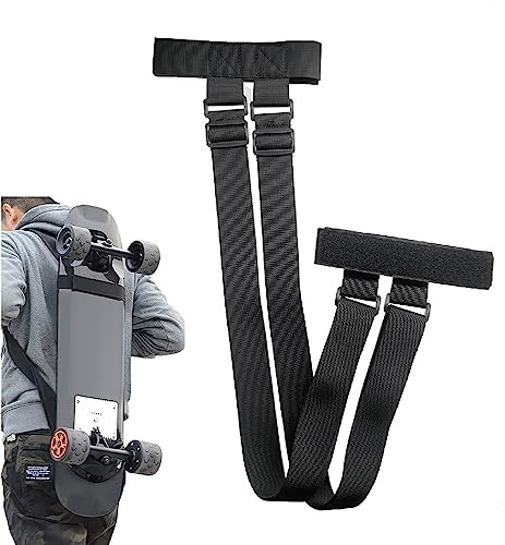 YULIAO Transport pour épaule Skateboard, Porte-épaule pour Planche à roulettes, Sangle de Transport pour Épaule de Skateboard, Sac à Dos pour Longboard, pour Les Skateboards/Snowboards