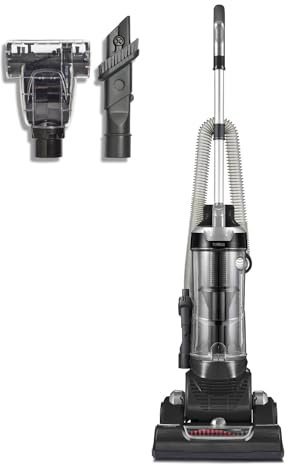Tower T108000PLPET TXP30PET Bagless Pet Upright Vacuum Cleaner with HEPA Filter, Crevice Tool, Floor Brush and Pet Turbo Brush, Platinum
