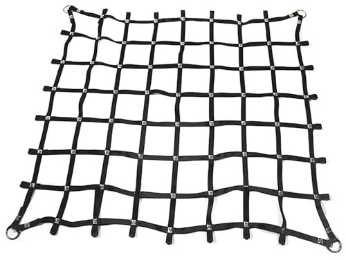 Cargo Hanging Net - Polyester Lifting Nets - Elastic Cargo Net, Truck/Trailer/Cargo Net, Heavy Duty Lifting Sling Net, Heavy Duty Rigging Strap For Lifting And Towing ( Size : 3 X 3M/Mesh 15cm/Load 2t