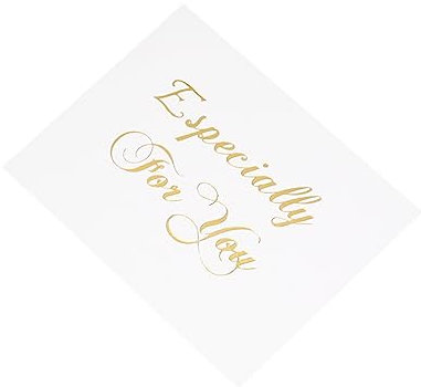 AUTSUPPL 50stücke Mini Gold Präge Danke Karten Für Hochzeiten Partys Und Besondere Anlässe Blanko Rückseite Für Persönliche Nachrichten Für Braut Und Bräutigam