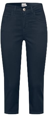Brax Style.Shakira C Free To Move Capri Jeans, 22 Navy, 31W / 30L Mujeres