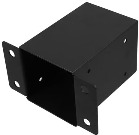 Parliky Heavy Duty Metal Post Bracket for Deck Support Base Fence Stakes Post Base Brackets