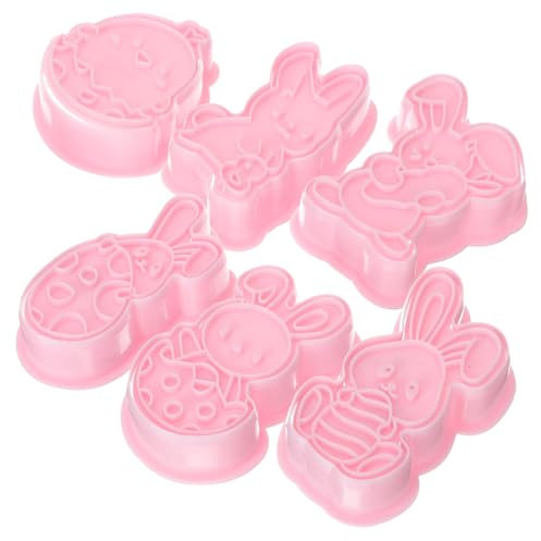 Amosfun 6-tlg. Osterhasen Plätzchenformen Kekse Backformen Für Ostern Keksformen Set