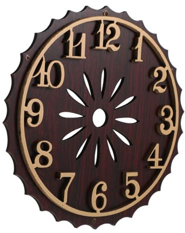 iplusmile Zifferblatt Für Wanduhr Ersatz Uhrenzifferblatt Pendelteile Zifferblätter Basteln Bausatz Wanduhr Ersatz Kunststoff