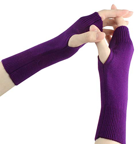 Larcele Kaschmir Damenwärmer Fingerlose Handschuhe BZST-02 MEHRWEG