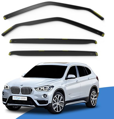 EdgeVisors Wind Deflectors for BMW X1 F48 Door 5 Door SUV 4pc Accessories