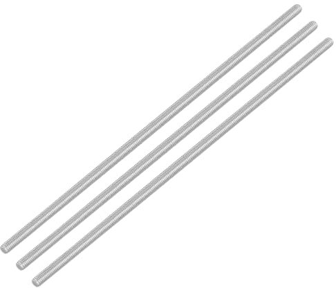 QUARKZMAN 3Pcs Tiges Filetées Entièrement, M4 x 160mm Acier Inoxydable 304 Goujons de Barre Filetée à Droite Pas de Filetage M4-0.7 pour l'Assemblage de Machines de Meubles