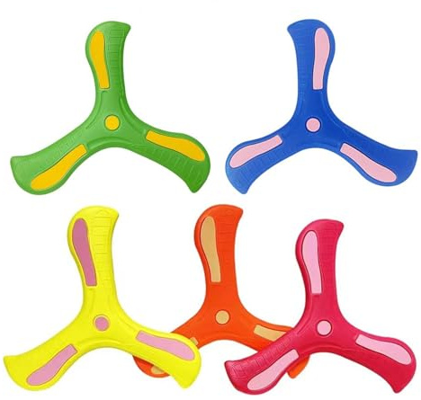 NXPWRC 5 Pieces Boomerang Interactive Toys for Children - Parent-Child Outdoor Games, Creative Throwing Set