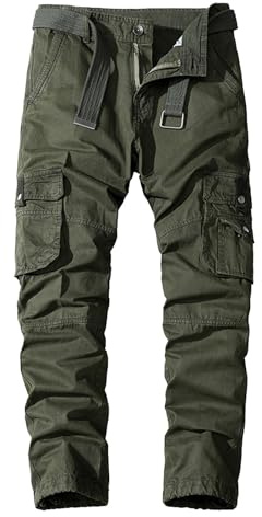 Bastwahl Pantalon Cargo Tactique Homme Treillis Militaire Outdoor Coton Randonnée Chasse
