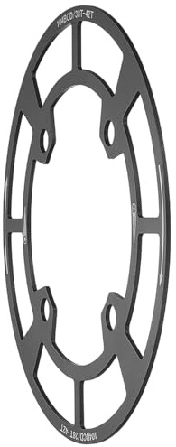 Ceprznvey cykelkedjeskydd, aluminiumlegering cykling kedjehjul skydd - utstansad exakt passform kedjehjulsskydd ridning delar för äventyr, pendling