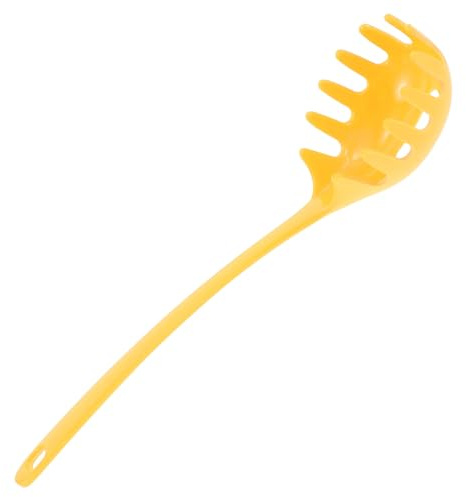SUPVOX Mestolo Colino per Spaghetti in Melamina Manico Ergonomico, Cucchiaio Scolapasta Colorato per Cucina e Servizio Pasta, Utensile Multiuso per Scolare e Servire