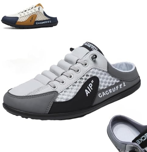 Topmis Pantoufles de Sport d'été à Enfiler for Hommes, Baskets Dos Nu for Hommes, Mules décontractées, Chaussures de Plage légères à Enfiler for l'été