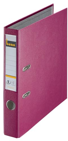 Bene 291600BRO No.1 Kunststoff-Ordner A4, brombeer