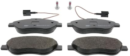 FERODO Kit pastiglie freni Anteriore Con contatto segnalazione usura con accessori FDB1468 Compatibilità con ALFA ROMEO MITO 955, FIAT BRAVO II 198 STILO 192 STILO Multi Wagon 192, LANCIA DELTA III